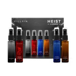 Villain Heist Luxury Perfume Gift Set for Men4x8ml
