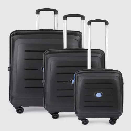 Image of VIP CORSA Set Of 3 Hard-Sided Trolley Suitcases