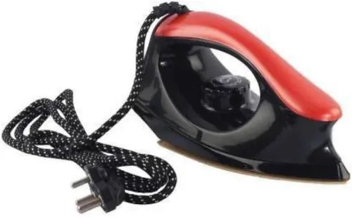 Image of Vishpire Light_Weight_Iron 750 W Dry Iron (Red, Black).