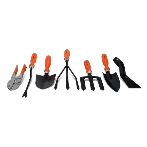 Image of Visko GTK Garden Tool Kit (Orange and Black, 7-Pieces)