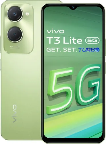 Image of vivo T3 Lite 5G (Vibrant Green, 128 GB)  (6 GB RAM)