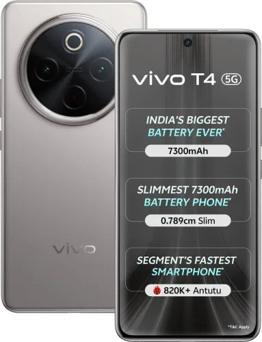 Image of vivo T4 5G (Phantom Grey, 128 GB) (8 GB RAM)