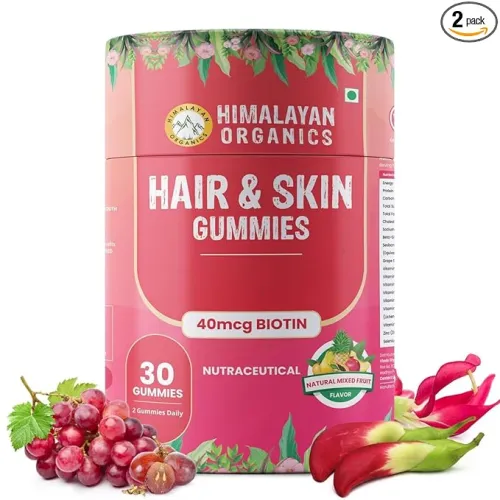 Image of Vlado’s Himalayan Organics Biotin Hair & Skin Gummies For Men and Women