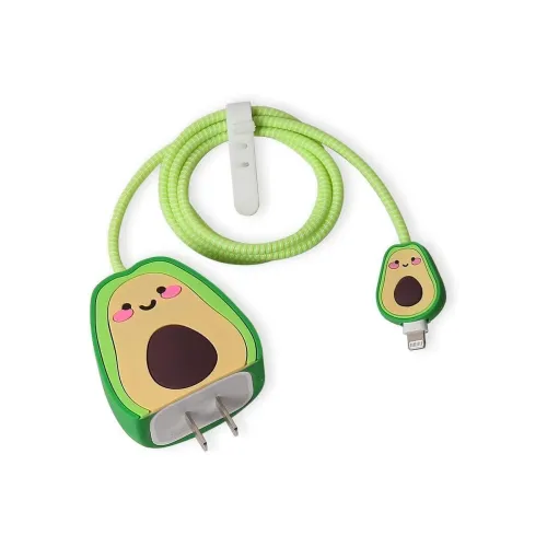 Image of Vnj Accessories Cartoon Protective Case for iPhone Adapter Charger