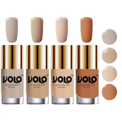 Volo HD Colors Nail Polish Set (Nude Tude - Set of 4)