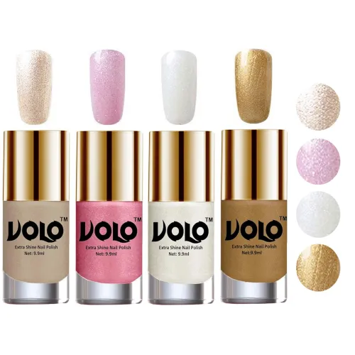 Image of Volo Nail Polish Sets 4 Bottles Nail Paints