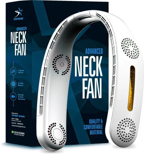 Image of VRPRIME Portable Neck Fan 4 Turbo Motors Fan