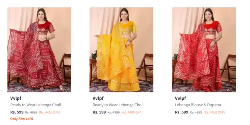 Image of Vvlpf Premium Lehenga Choli From ₹599