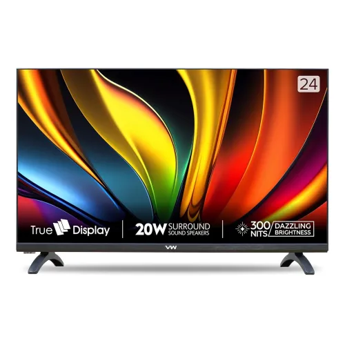 Image of VW 60 cm (24 inches) Premium Series HD Ready LED TV VW24A (Black).