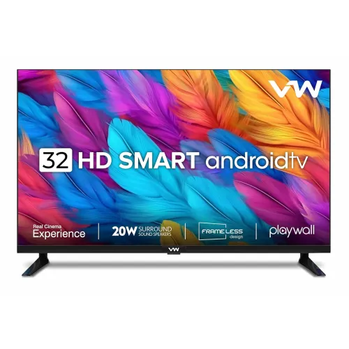 Image of VW 80 cm (32 inches) Smart LED TV (Black)