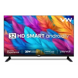 VW 80 cm (32 inches) Smart LED TV (Black)