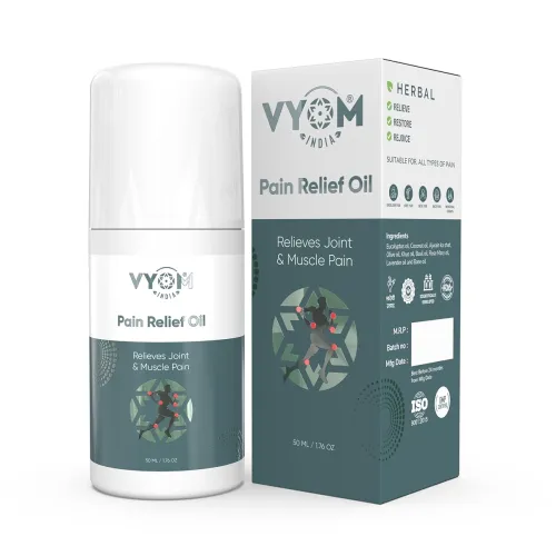 Image of Vyom India Pain Relief Oil Roll On Instant Pain Relief Oil - 50 ML