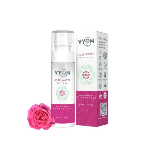 Image of Vyom India Rose Water Toner Spray (100 ml):