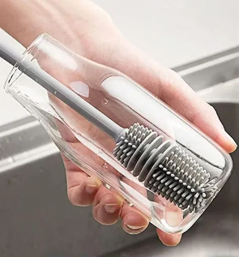 Image of VYOOx long-handle silicone bottle cleaner brush pack of 1