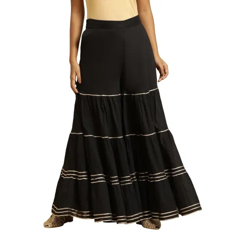 Image of W for Woman W Pure Cotton Sharara for Women | Pure Cotton Sharara for Women