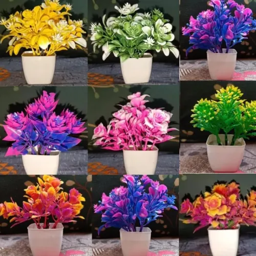 Image of WAAOME Po8 Artificial Eucalyptus Pot Plants