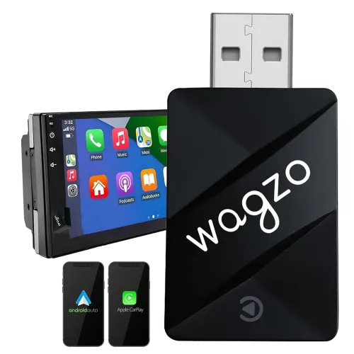 Image of Wagzo 2-in-1 Wireless Car Receiver