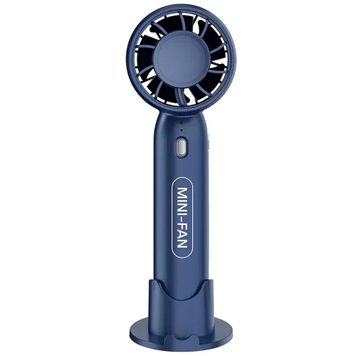 Image of Wagzo-Portable Mini Fan Rechargeable Hand Fan with Mobile Holder 3 Adjustable