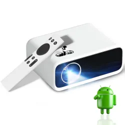 WANBO Mini Pro (Android 9.0) | Portable LED Projector | Native 720p Full HD 1080P Support |