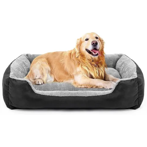 Image of WapaW Dog Bed, Large, 50x66cm, Black