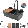 Fossa 30x18 Waterfall Workstation Kitchen Sink