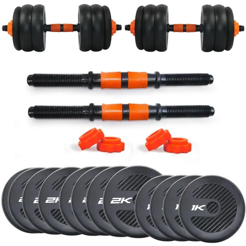 Image of Watson 20 kg Combo Rubber Dumbbell Set