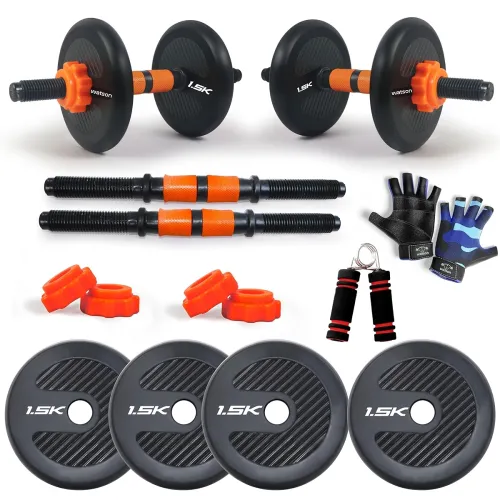 Image of WATSON Premium Rubber Dumbbell Set