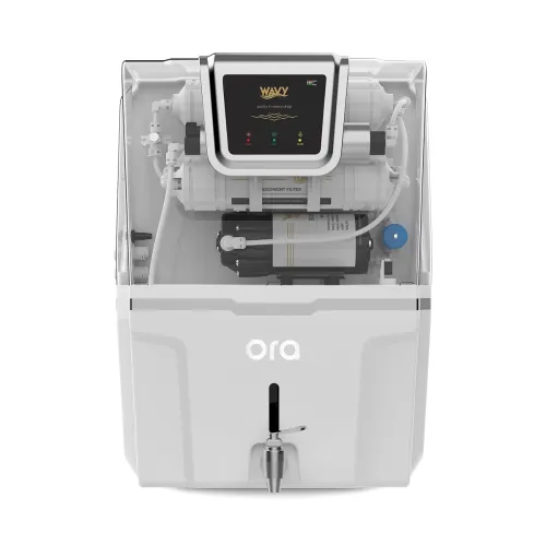 Image of Wavy Ora (White) RO+UV+ZINC ALKALINE + TDS Advanced Multi Stage Water Purifiers