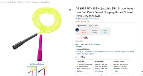Image of Weight Loss Ball Pencil Speed Skipping Rope 