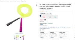 Weight Loss Ball Pencil Speed Skipping Rope