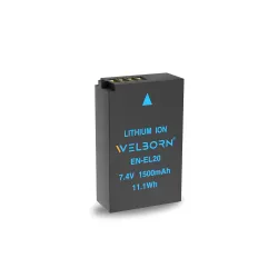 WELBORN EN-EL20 Battery (Compatible with Nikon P950, P1000, etc.)