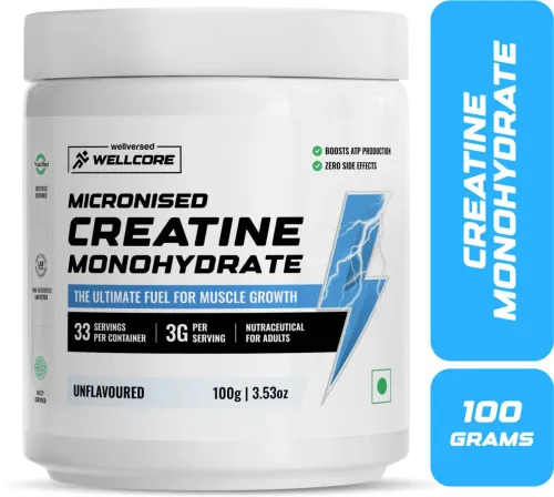 Image of Wellcore Micronised Creatine Monohydrate | Lab Tested | Enhanced Absorption |