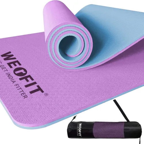 Image of WErFIT TPE Yoga Mat with Carry Bag, 6mm, 1 Mat