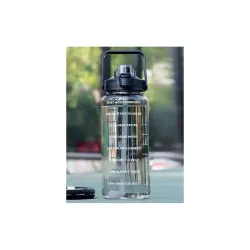 WEZOSHINET 2 L Belt Straw Transparent Water Bottles