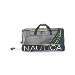 Nautica 2 Wheel Polyester 21 Cms Duffle Trolley Bag