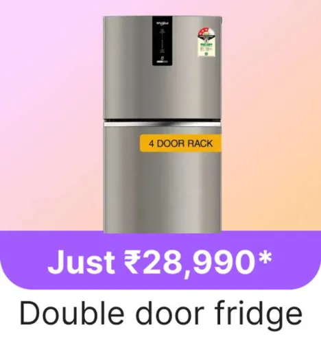 Image of Whirlpool 308L 3 Star Refrigerator @ ₹28990 on Flipkart GOAT Sale