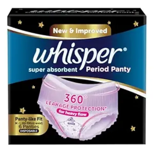 Image of Whisper Period Panty (6 M-L)