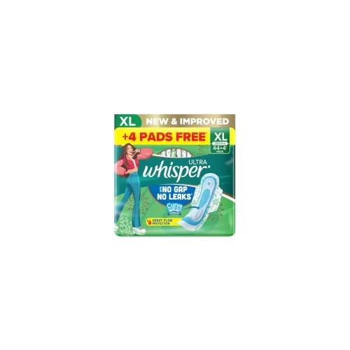 Image of Whisper Ultra sanitary pads, 48 XL pads