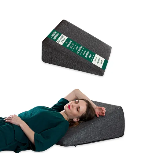 Image of White Willow Orthopaedic Wedge Pillow (Grey)