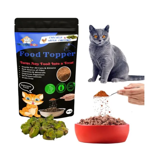 Image of WiggleBoo Magical Cat Food Topper (Chicken & Water Chestnut, 70g)