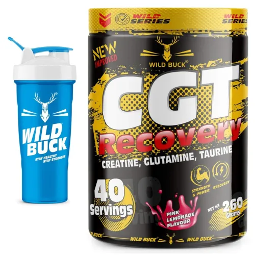 Image of Wild Buck CGT Recovery - Creatine, Glutamine & Taurine|Supports Strength & Power|