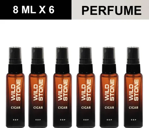 Image of Wild Stone Cigar Perfume, 8ml * pack of 6.