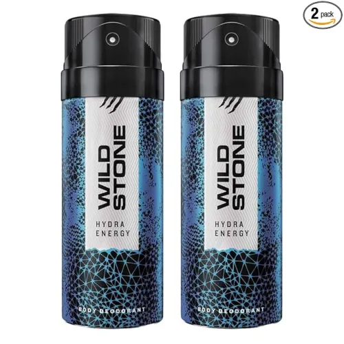 Image of Wild Stone Hydra Energy Spray Deodorants For Men Pack2 150Ml
