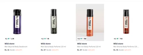 Image of Wild stone Men ody Deodorant - 150ml Starting At ₹81
