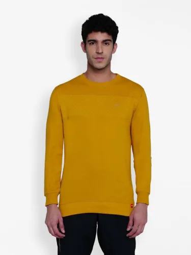 Image of Wildcraft Men Full Sleeve Solid Sweatshirt