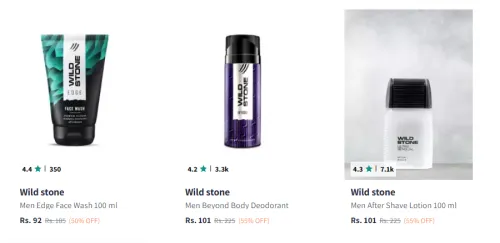 Image of Wildstone Product Minimum 50% Discount