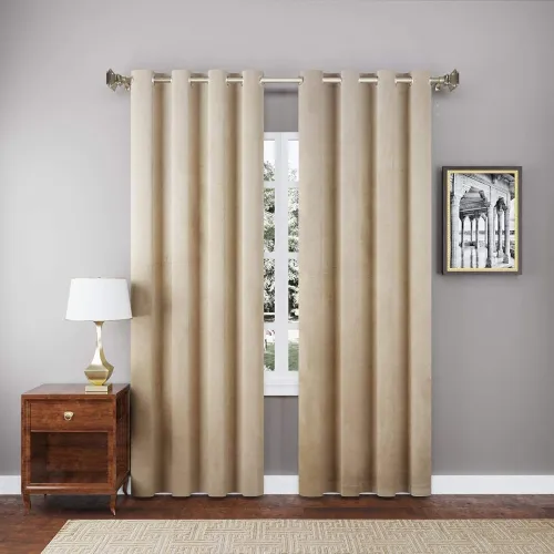 Image of THUNDERSHOPPE High Sofa Quality Window Door Curtains Set of 2