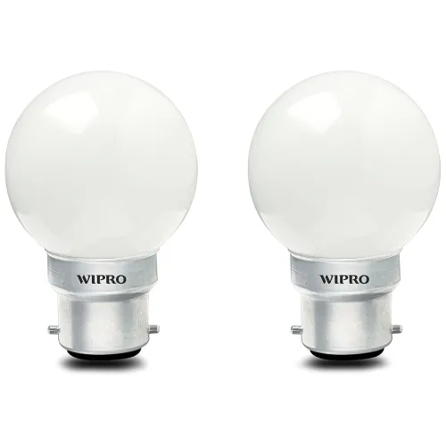 Image of wipro 0.5W LED Cool Day Light Lamp Pack of 2 B22D (N10001)