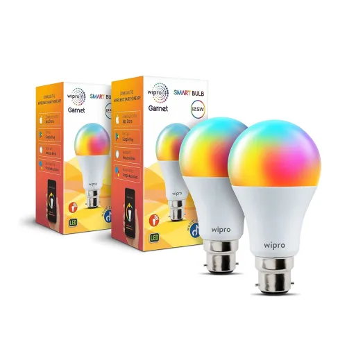 Image of wipro 12.5W B22D Wi-Fi Smart LED Bulb PO2