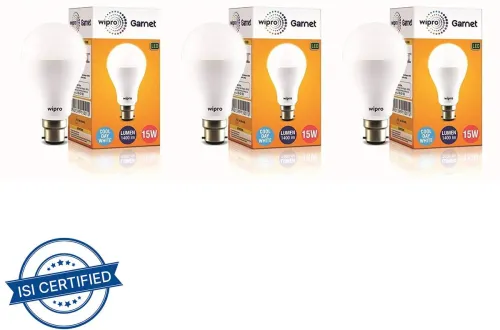 Image of Wipro 15 W Basic Standard B22 LED Bulb